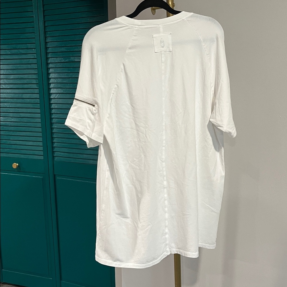 NWOT Free People FP Movement Hot Shot Tunic Tee In White XS 🌙 - Picture 6 of 11